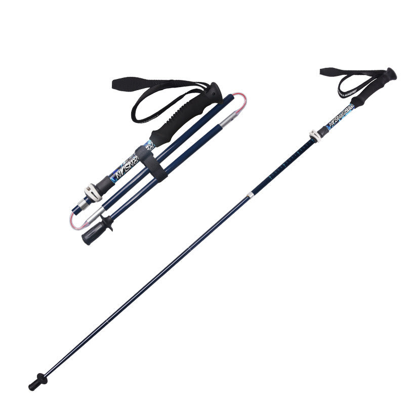 Folding Trekking Poles – Lightweight Aluminium Hiking Sticks (Pair)