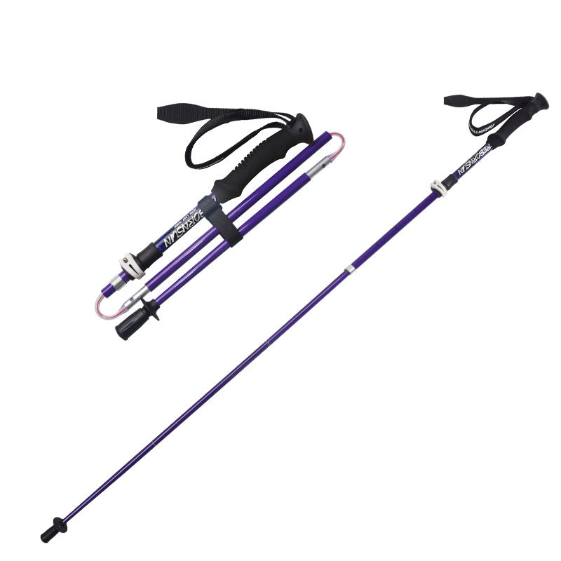 Folding Trekking Poles – Lightweight Aluminium Hiking Sticks (Pair)